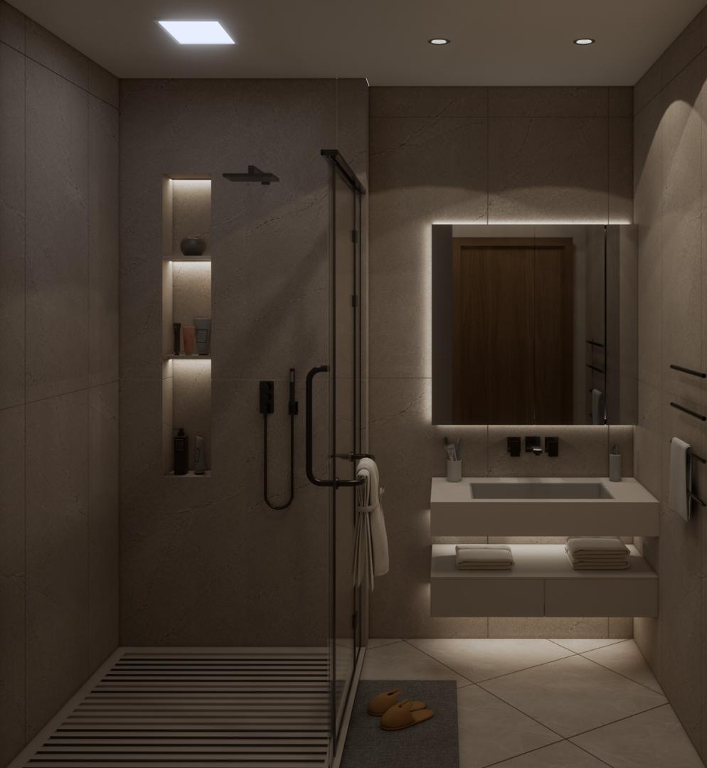Jnan Sfari — Salle de bain